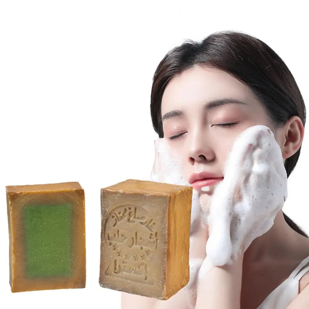 100g Hand-made Soap Ancient Soap Face Olive Face Soap Bath Shampoo Oil Soap Hand-made Soap For Men And Women